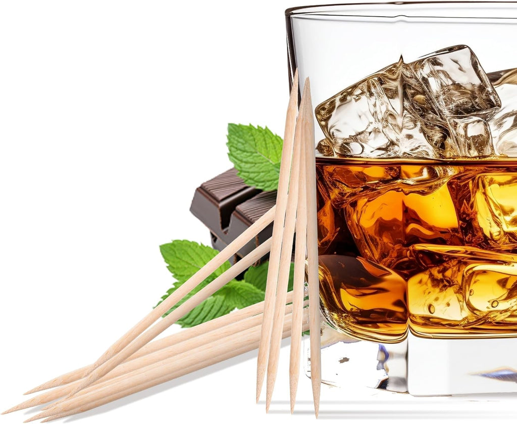 All White Birch Wood Liquor Infused Toothpicks Pack Licker