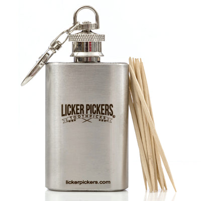 Flask Toothpick Holder - Licker Pickers Toothpicks